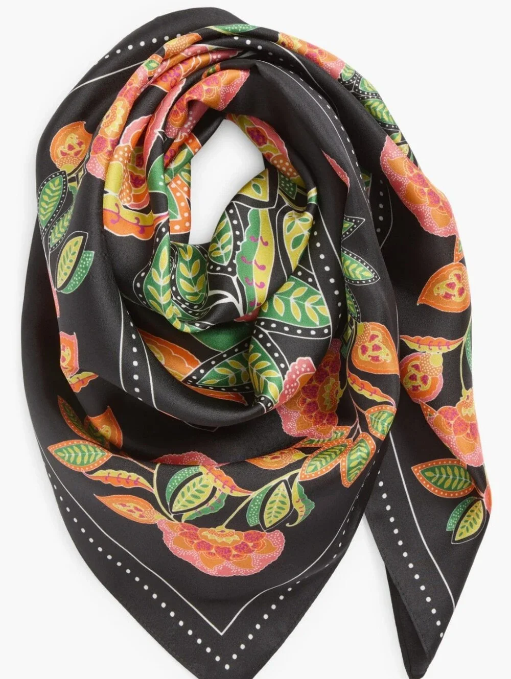 Nordstrom Botanical Print Square Silk Scarf